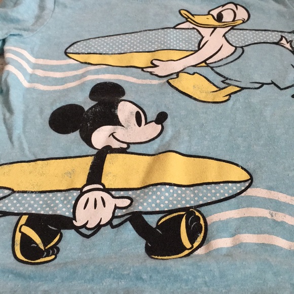 Disney Mickey Mouse and Donald Duck 2 Soft T-shirts set. NWOT - Picture 7 of 8